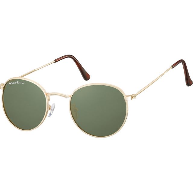 Montana - Lunettes de soleil Montana avec Green G15 Glass Mat Gold