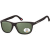 Montana - Lunettes de soleil avec verre polarisé vert G15 noir mat