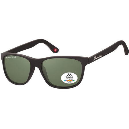 Montana -  Zonnebril  groen g15 polar glas mat zwart