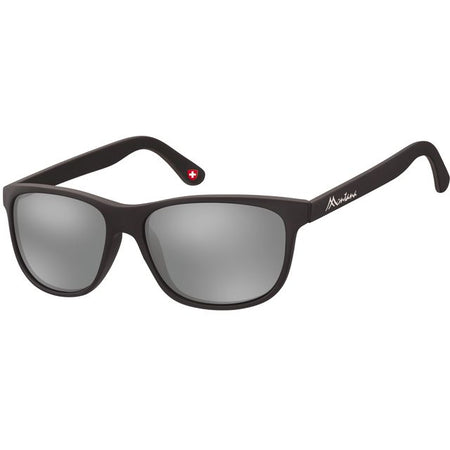 Montana - Lunettes de soleil avec verre miroir Revo noir mat