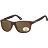Montana - Lunettes de soleil avec verre polarisé marron mat tortue