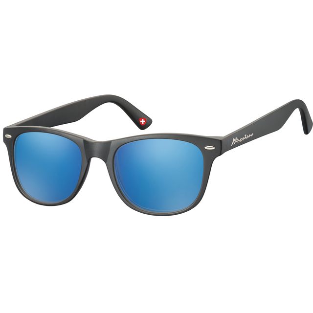 Montana - Lunettes de soleil avec verre bleu Revo noir
