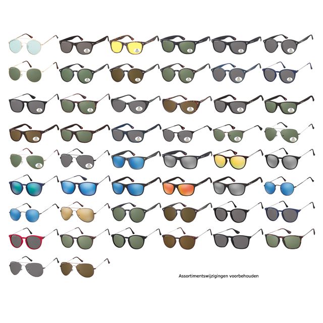 Montana -  Zonnebril pakket à 56 assorti