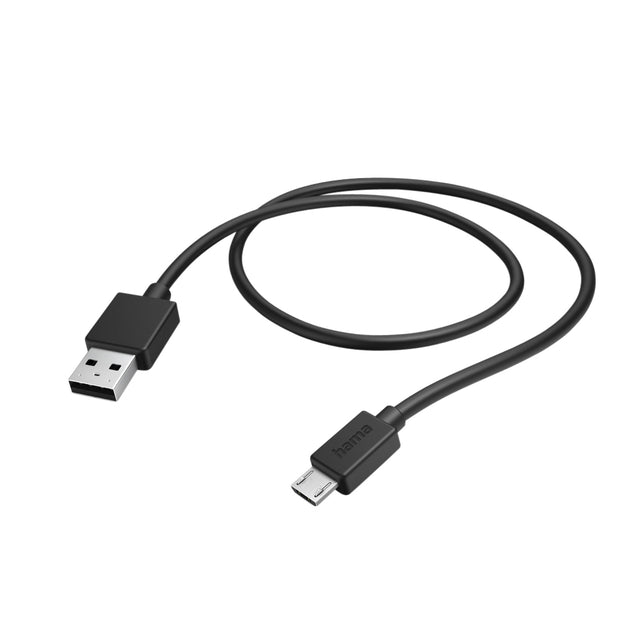 Hama - Kabel USB-A Micro-USB 2.0 1 Meter schwarz