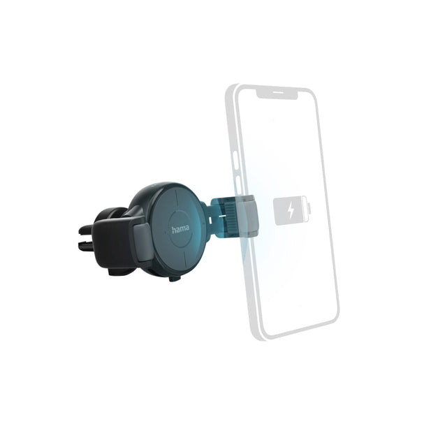 Hama - Chargeur de voiture sans fil QI-Charge 10W anthracite