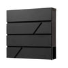 Brasq - Boîte aux lettres PB200 Deluxe murale noire