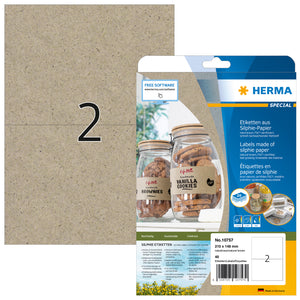 HERMA -  Etiket  10757 210x148mm silphie br 40st