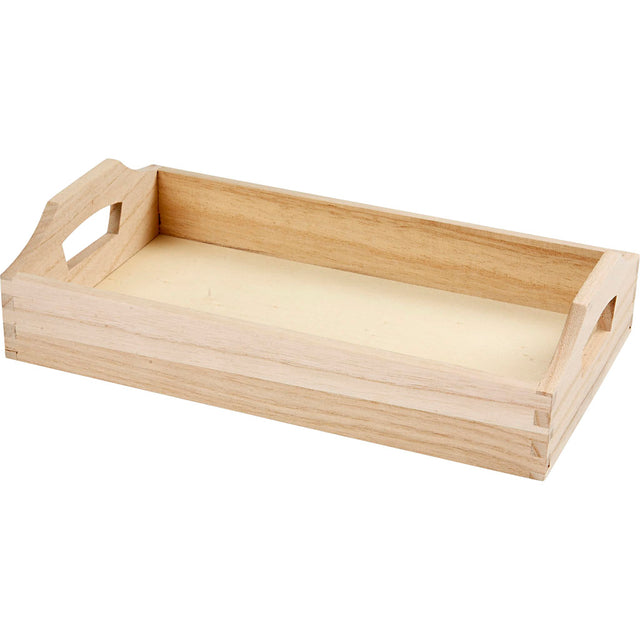 Creotime - Dienblad creativ company hout 30x17x5cm