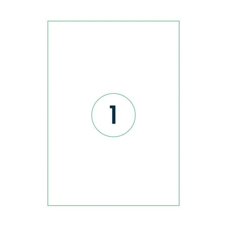 Quantore - Etiquette A4 1 000 feuilles 210x297mm 1000 étiquettes