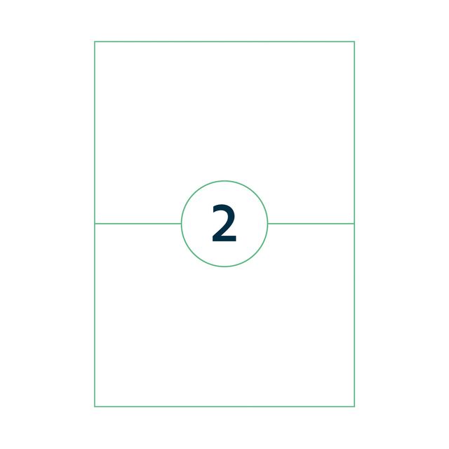 Qbasic - Etiquette A4 1 000 feuilles 210x148mm 2000 étiquettes