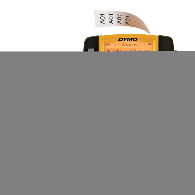Dymo - Imprimante d'étiquettes Rhino 4200 industrielle qwerty 19mm jaune en étui