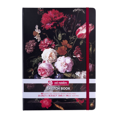 Talens Art Creation - Carnet de croquis Art Creation 80 feuilles blanches 140gr 210x297mm nature morte | 5 pièces
