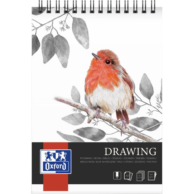 Oxford -  Tekenblok Drawing A3 30 vel 160 gram spiraal