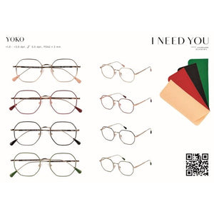 Quantore - Lesebrille Yoko sortierte Box mit 20 Brillen und Etuis