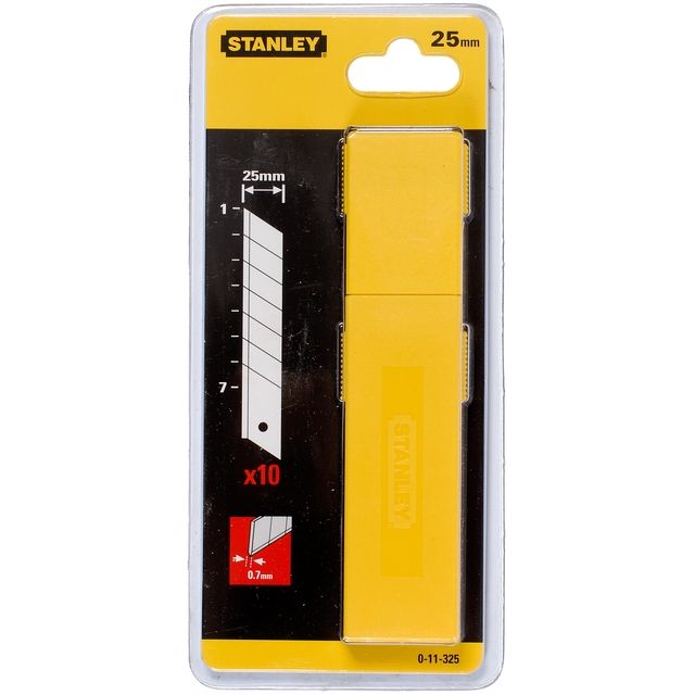 Stanley - Lames sécables 25mm 10 pièces