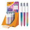 BIC - Stylo bille 4 couleurs dégradé m assorti | 30 pièces