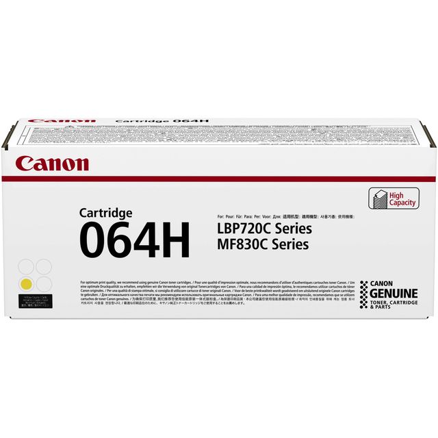 Canon -  064H tonercartridge 1 stuk(s) Origineel Geel