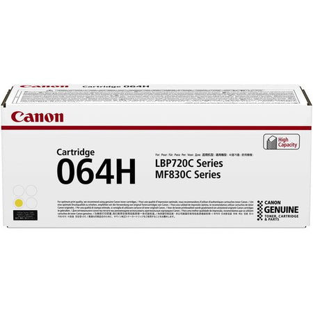 Canon - Cartouche toner 064H jaune