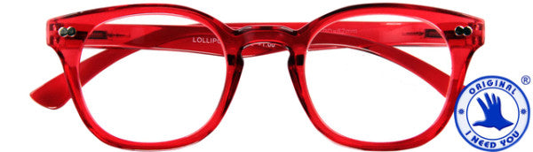 I Need You - Lunettes de lecture +2.00d pt Lollipop rouge