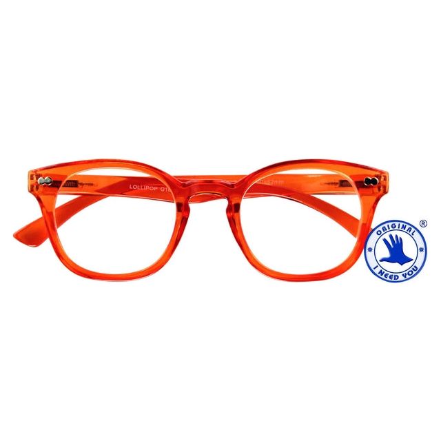 J'ai besoin de toi - Lunettes de lecture J'ai besoin de toi + 3.00dpt lollipop oranje