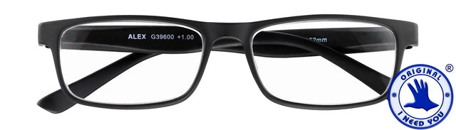 I Need You - Lunettes de lecture +1,00 dpt Alex noir