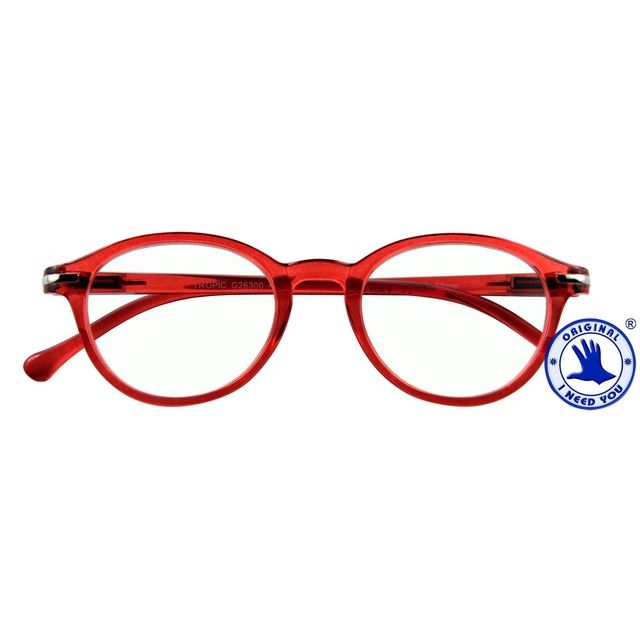 I Need You – Lesebrille +2,00 dpt Tropic red
