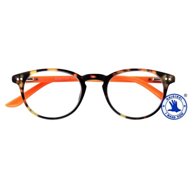 I Need You - Lunettes de lecture +1,00 dpt Doctor New marron-orange