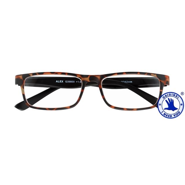 I Need You - Lesebrille +2,00 dpt Alex havana-schwarz