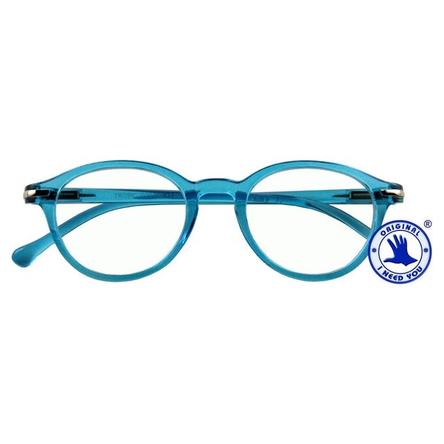 I Need You - Leesbril  +2.50dpt tropic blauw