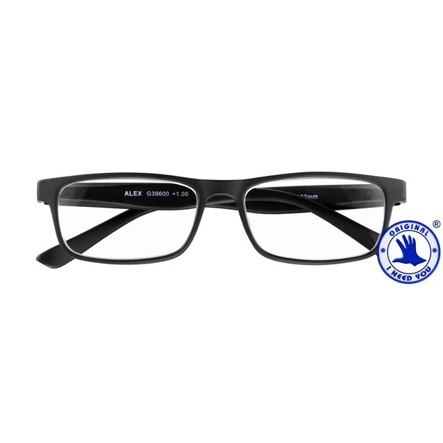I Need You - Lesebrille +2,50 dpt Alex schwarz