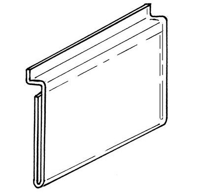 Klika - Porte-cartes Slatwall A6 horizontal 30 pièces