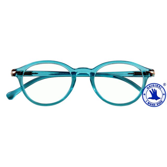 I Need You -  Leesbril  +1.00dpt tropic turquoise