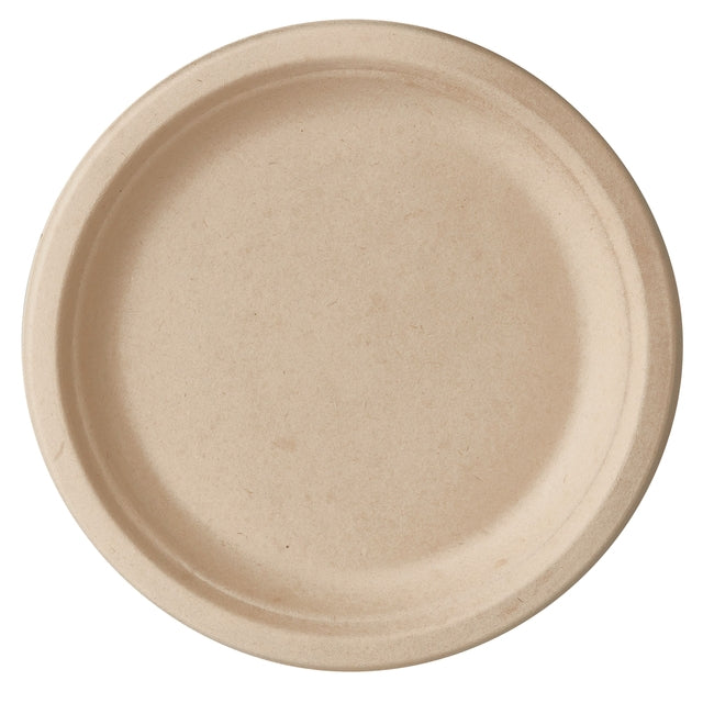 IEZZY restauration et restauration - Assiette PF D 170mm canne à sucre 50 pièces naturel | 20 pièces