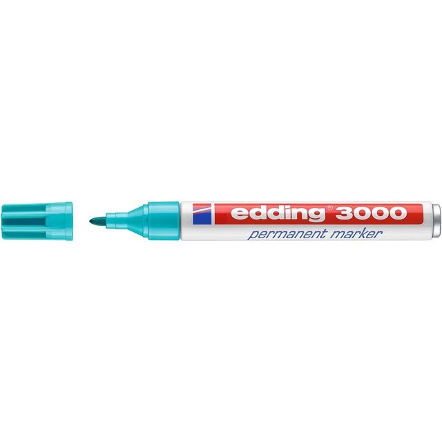 Edding - Feutre 3000 rond 1,5-3mm turquoise | 10 pièces