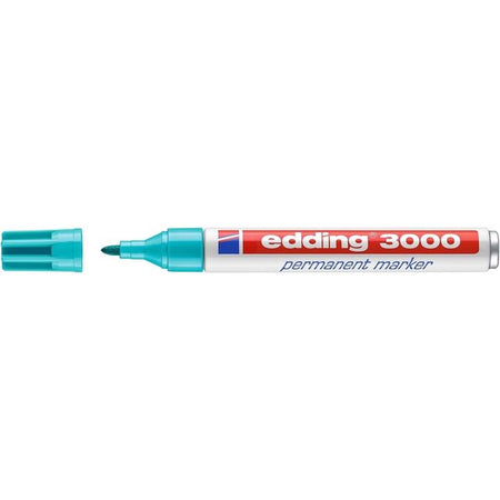 Edding -  Viltstift  3000 rond 1.5-3mm turquoise | 10 stuks