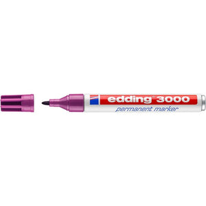 Edding - Feutre 3000 rond 1,5-3mm rouge violet | 10 pièces