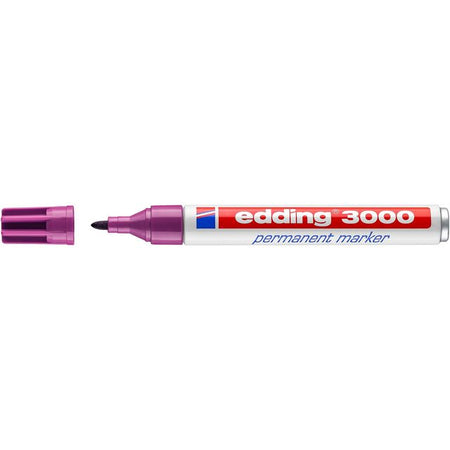 Edding -  Viltstift  3000 rond 1.5-3mm rood violet | 10 stuks
