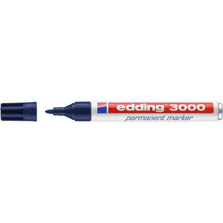 Edding - Feutre 3000 rond 1,5-3mm bleu acier | 10 pièces