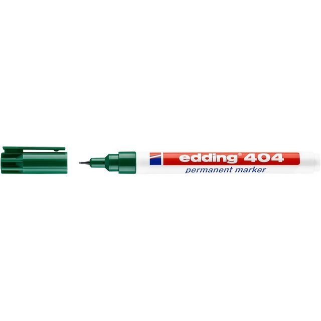 Edding - Filzstift 404 rund 0,75mm grün | 10 Stück