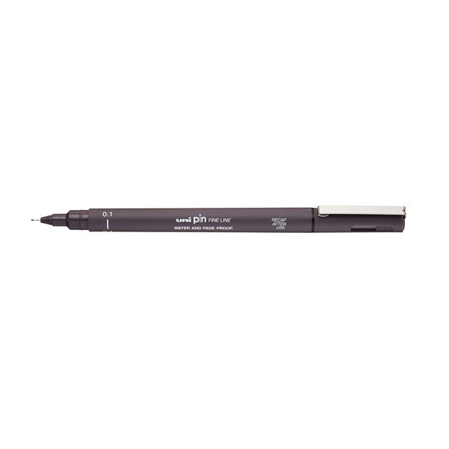 Uni-Ball – Fineliner Pin 0,1 mm dunkelgrau