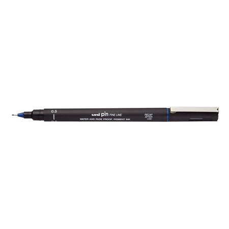 Uni-ball -  Fineliner pin 0.5mm blauw | 12 stuks
