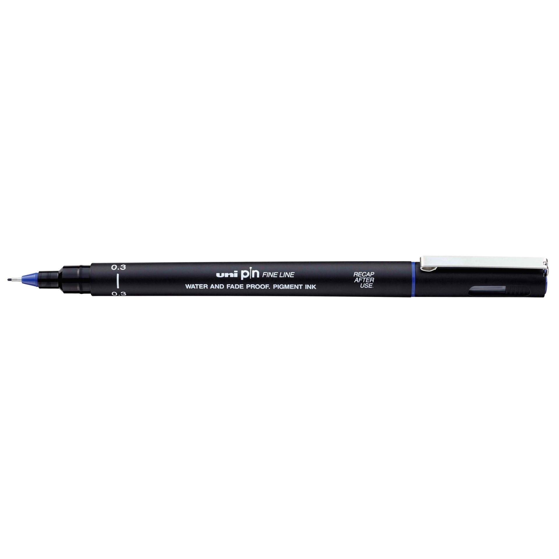 Uni-Ball - Fineliner Pin 0,3mm blau | 12 Stück