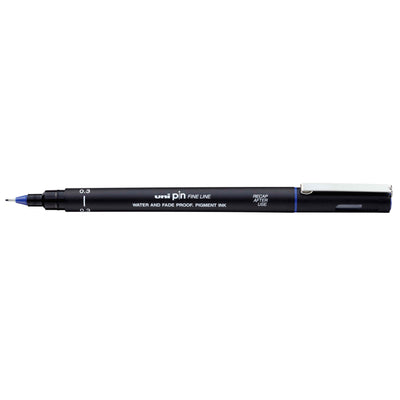 Uni-ball -  Fineliner pin 0.3mm blauw | 12 stuks