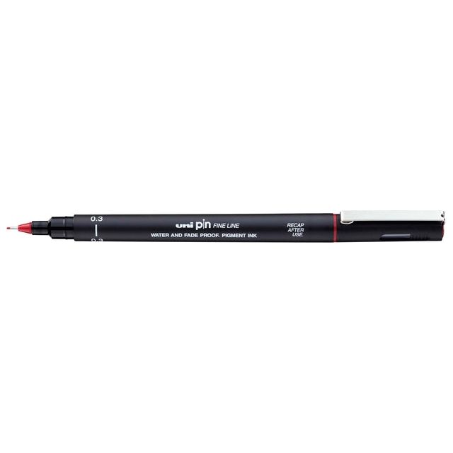 Uni -ball - Fineliner Pin 0,3 mm rot