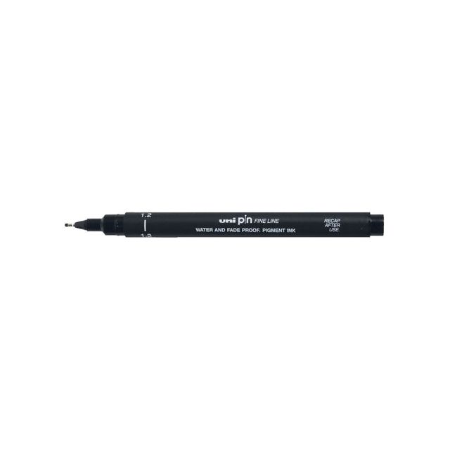 Uni -ball - Fineliner Pin 1,2mm schwarz | 12 Stücke