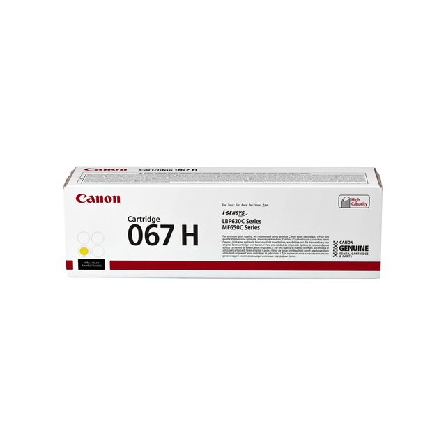 Canon - Cartouche toner 067H jaune