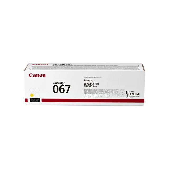 Canon - Cartouche toner 067 jaune