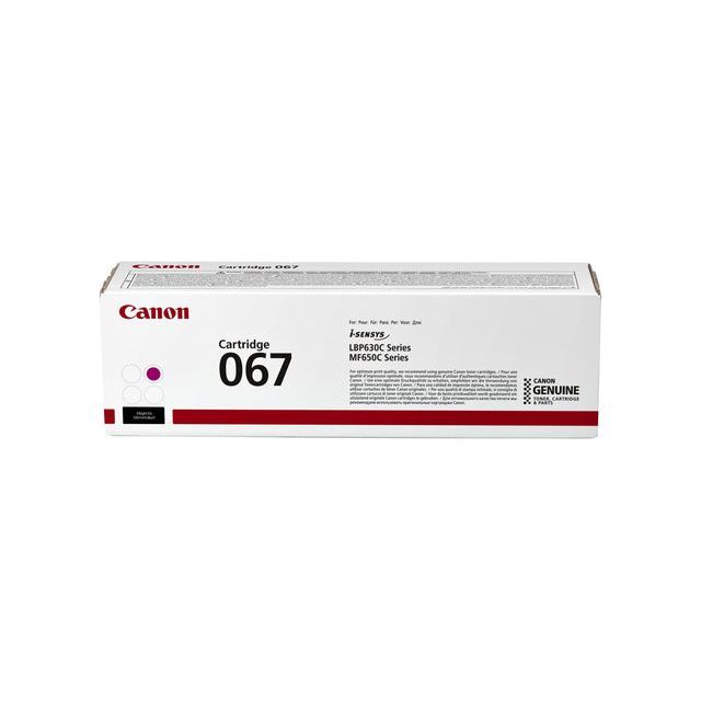 Canon - Toner 067, 1 250 pages, OEM 5100C002, Magenta