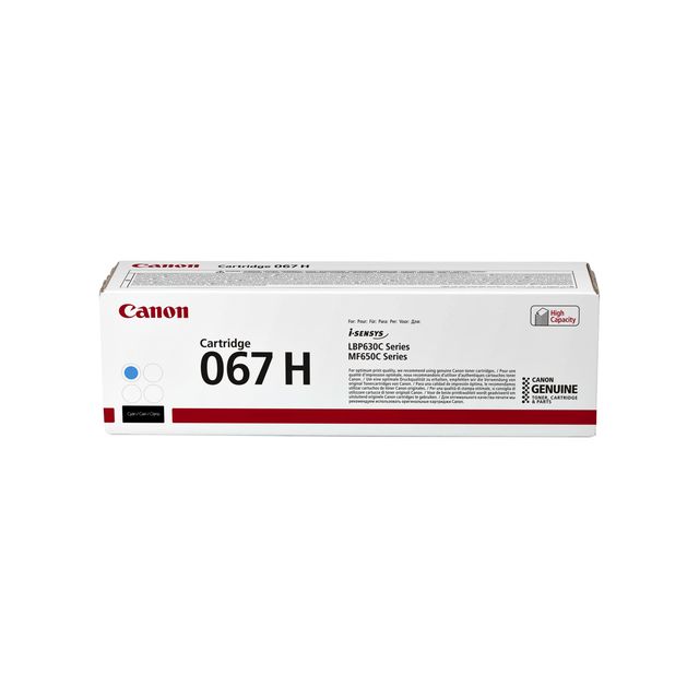Canon - Cartouche toner 067H bleu