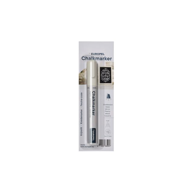 Europel - Chalkstift Europel 6 mm weißer Blase